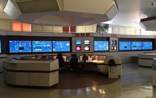 Rugeley Coal Power Station Control Room
