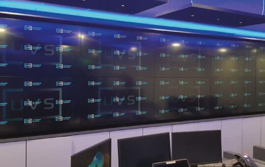 Video wall set up