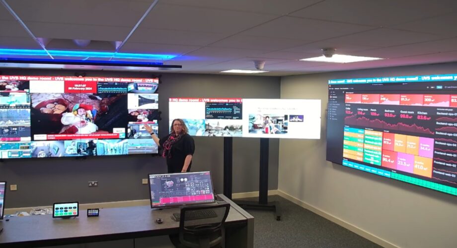 a women presenting a virtual Lunch & Learn event