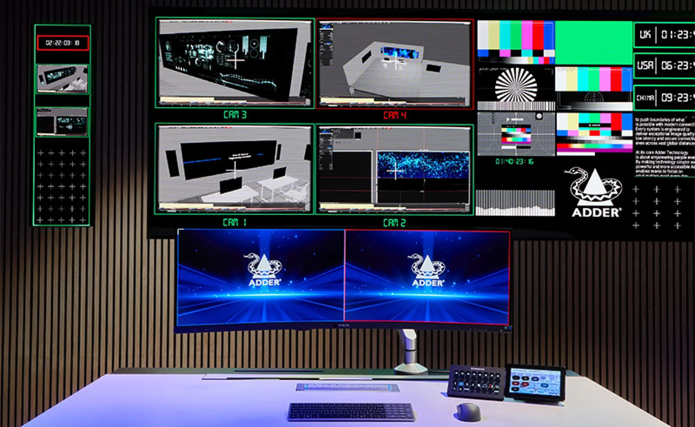 Adder control room